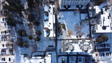 Jarvenpaa şehrinin havadan görünüşü