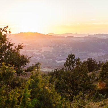 Güzel tuscan kırsal 