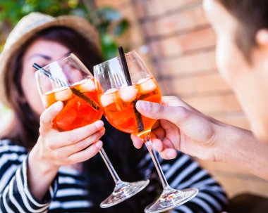 İtalyan aperatif Cafe ile kızartma 