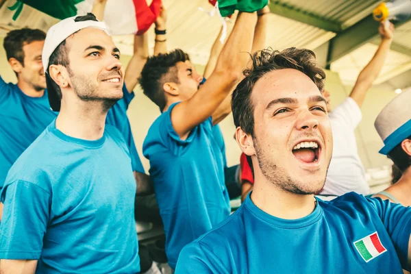 Italian Supporters at the Stadium — Stock Photo, Image