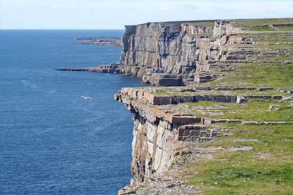 Falésias em Aran Islands — Fotografia de Stock