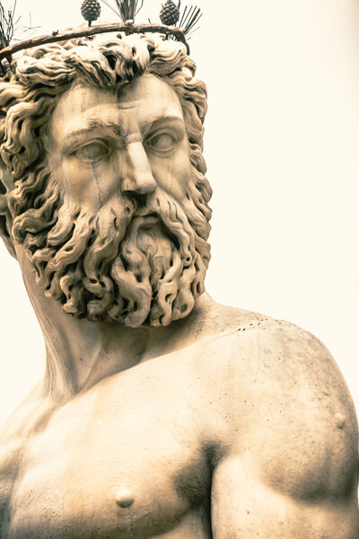 marble statue of Neptune 