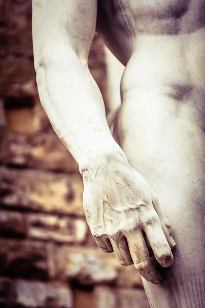 Michelangelo'nun David Hand — Stok fotoğraf