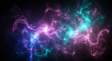 Hayali bereketli fraktal doku oluşturulmuş resim soyut arkaplan