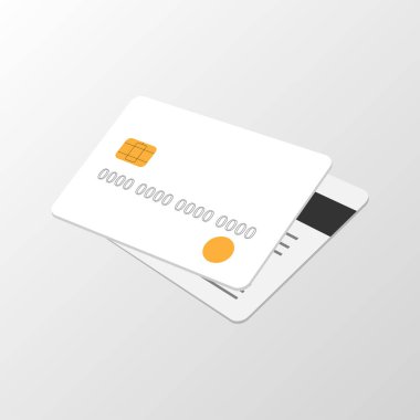 Credit or debit card for making payment shopping online