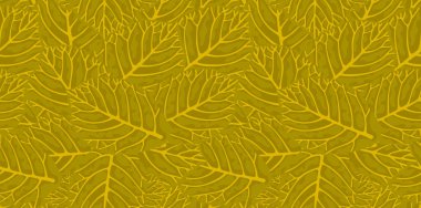 Kusursuz sonbahar yaprakları serpiştirilmiş. Koyu sarı