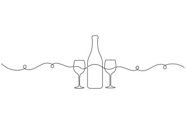 Beyaz şarap şişesinin tek sıra sanatı.