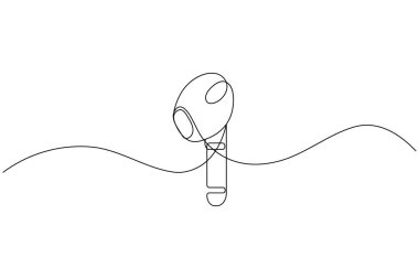 Ses teknolojisi tasarımı için kulaklık ve kulaklık tasarımı simgesi