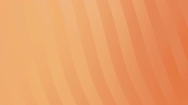 Sıcak turuncu arka plan, geniş, dikey kıvrımlı çizgiler ve hafif bir eğim etkisi var..
