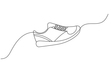 Beyaz arkaplanda minimalist çizgiler çizerek sürekli bir çizgi çiziyor.