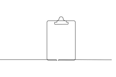 Pano beyaz arkaplan üzerine minimalist ofis illüstrasyonunu çizmeye devam ediyor