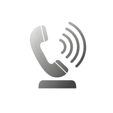 Beyaz arkaplanı olan bir telefonun vektör simgesi