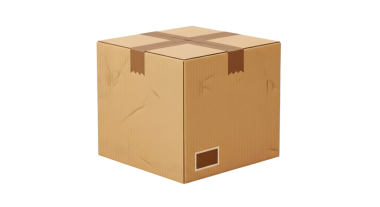 karton kutu simgesi. beyaz arka grupta izole edilmiş karton paket vektör simgesinin düz çizimi