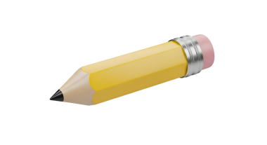 Gölgeli kalemin 3 boyutlu gerçekçi çizimi