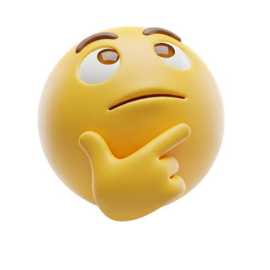 Beyaz arkaplanda soru işareti olan düşünceli bir adamın 3 boyutlu görüntüsü.