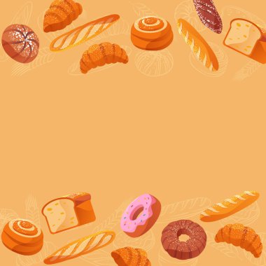 Çeşitli Fırın Muamelesi arka planı