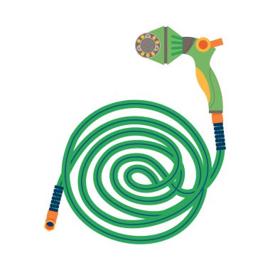 bahçe araçları modern dekorasyon biçimi, bahçe aracı temalı vektör illüstrasyonu.