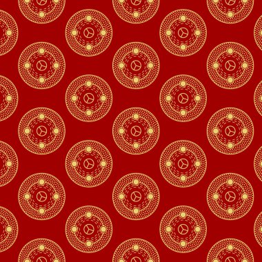 Bu şablona ilham veren Çin 'in antik Chu hanedanından geliyor. O dönemin en görkemli medeniyetini ve refahını temsil ediyordu. Geleneksel Asya kültürü ile ilgili bir dizi dizayn için kullanılabilir.