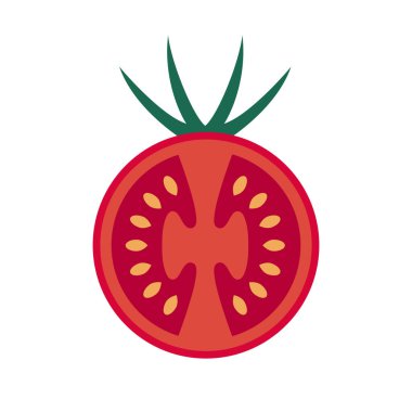 Doğal Organik Sebze Domates, Sağlıklı Vektör Yeşil Gıda