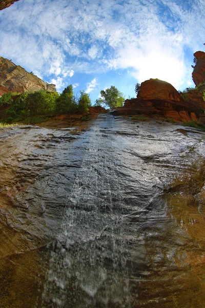 Park Narodowy Zion Utah — Zdjęcie stockowe