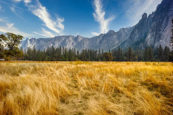 Yosemite Valley Capitan Альпіністи Дивляться Rea Yosemite Valley California — стокове фото