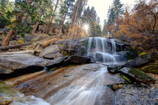 Fall Colors Waterfalls Whiteny Portal Inyo National Forest California — Stock fotografie