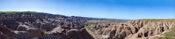 Badlands National Park Dakota Del Sud Bisonte Montagne Big Sky — Foto Stock