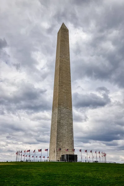 Banderas Rotonda Del Monumento Edificio Del Capitolio Bandera Los Washington — Foto de Stock