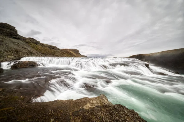 Islanda Fiordo Westfjord Vulcano Ghiaccio Neve Lavica Cascate Cavalli Barche — Foto Stock