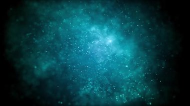 Yıldızlı koyu mavi bir arka plan. Yüksek kaliteli ticari video görüntüleri.