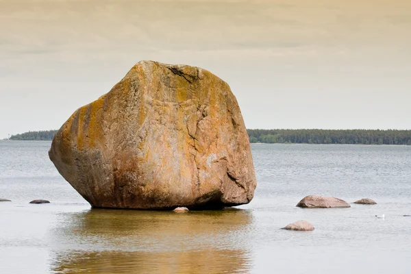Grillige boulder, Kasmu, Estland — Stockfoto