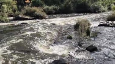 Sierra Morena doğal alanından geçen Jandula Nehri.