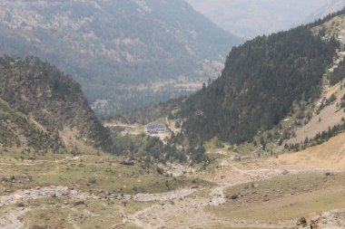 Gavarnie Sirki, Fransa 'da yürüyüş rotası.