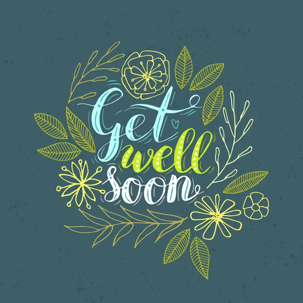 Get well soon — Stock Vector