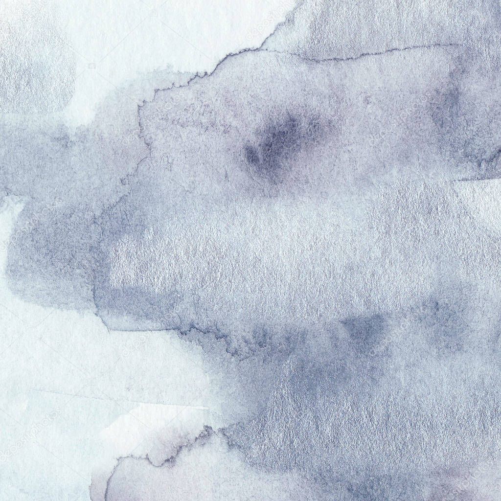 Winter watercolor texture.