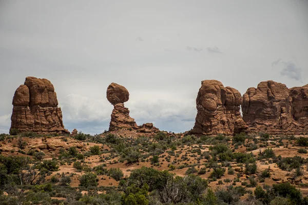 Park Narodowy Arches Moab w stanie Utah — Zdjęcie stockowe