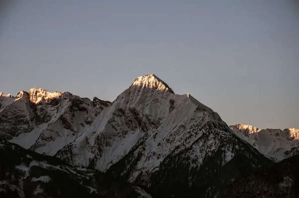 Vista sul ghiacciaio Sunrise Mountain Zillertal Austria 3 — Foto Stock