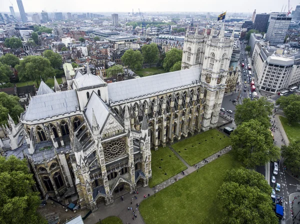 Abadia de Westminster e vista do horizonte — Fotografia de Stock