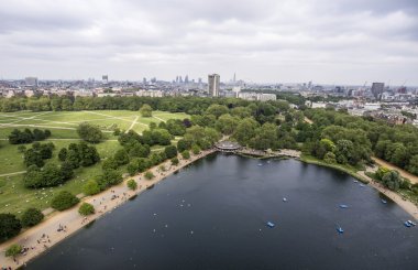 Londra büyük hyde park şehrin hava 3 soğutma