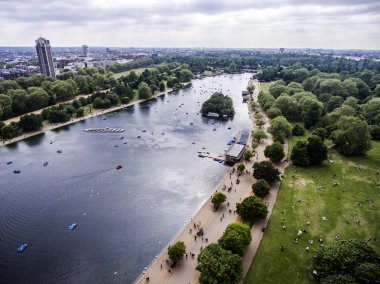 Londra büyük hyde park şehrin hava 2 soğutma