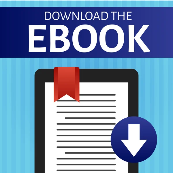 Λευκή Βίβλος ή γραφικό Ebook Cta — Διανυσματικό Αρχείο