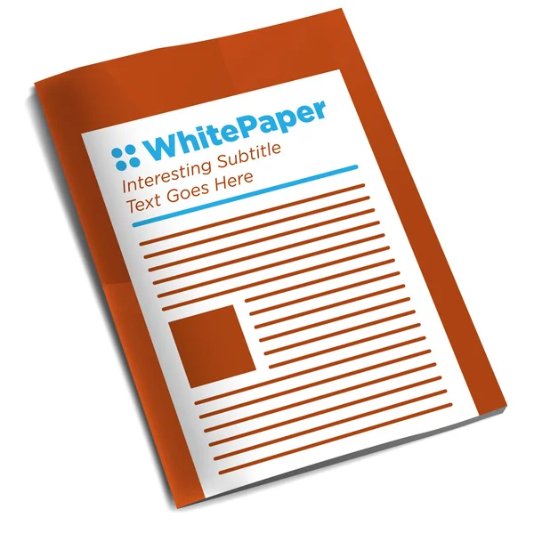 Download de Whitepaper of Ebook afbeelding — Stockvector