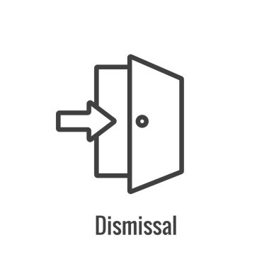 İş Kaybı, Küçültme, Kovulma, İşsizlik Covid 19 veya Coronavirus Simgesi Sebebi