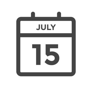 15 Temmuz Takvim Günü veya Tarih ve Randevu Takvimi