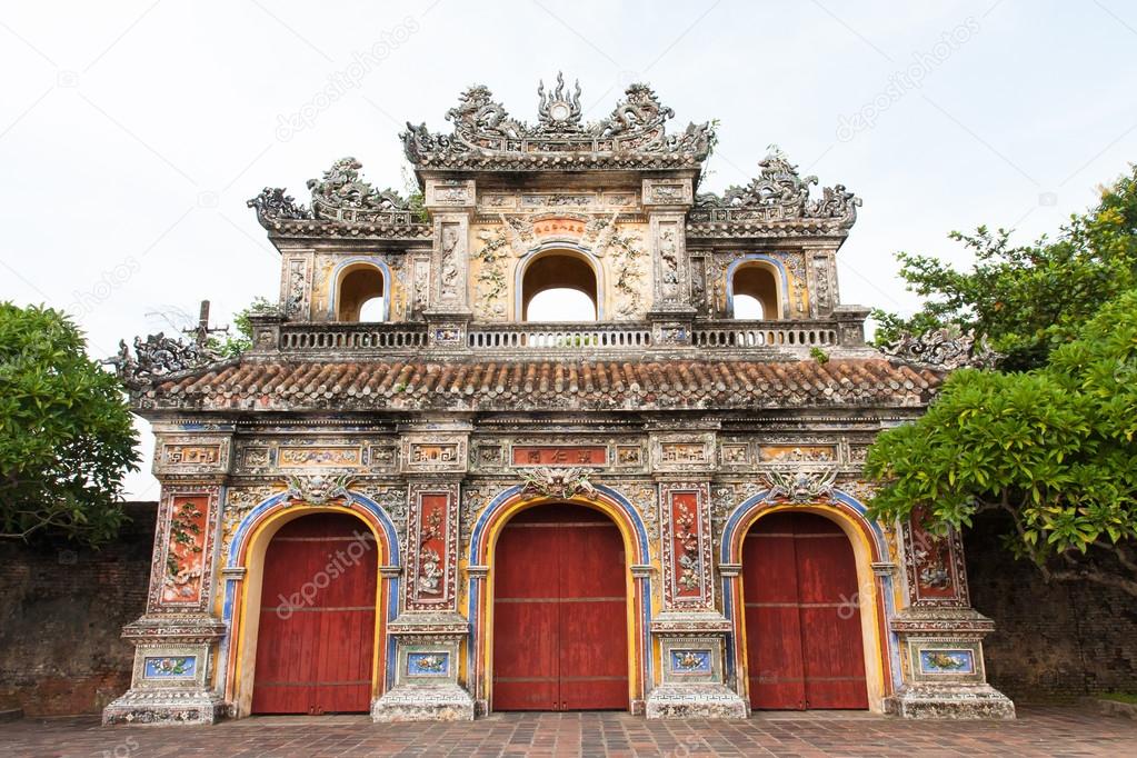 Royal gate in Hue, Vietnam