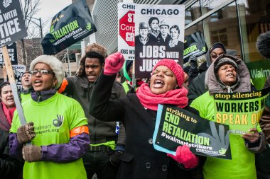 Walmart işçiler protesto karşı misilleme çarpıcı
