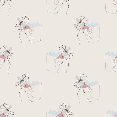 Coquette Şampanya Kova Kusursuz Pembe Buz Kova Kurdele Yay Partisi Kutlama Arkaplanı