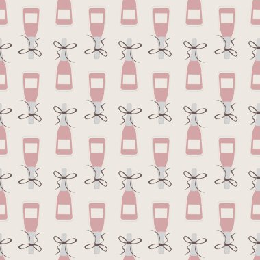 Şampanyalı, Şampanyalı, Şampanyalı, Pembe, Estetik Arkaplanlı Zarif Komedi Tarzı Kusursuz Şablon