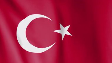 Türkiye bayrağı canlandırılmış arka plan. Türk ulusunun ve kültürünün sembolü. Rüzgar görüntülerinde dalgalanan bayrak. Tabelanın adı da Al Bayrak..
