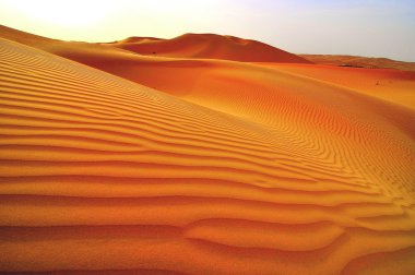 Kum tepeleri Abu Dabi, Birleşik Arap Emirlikleri